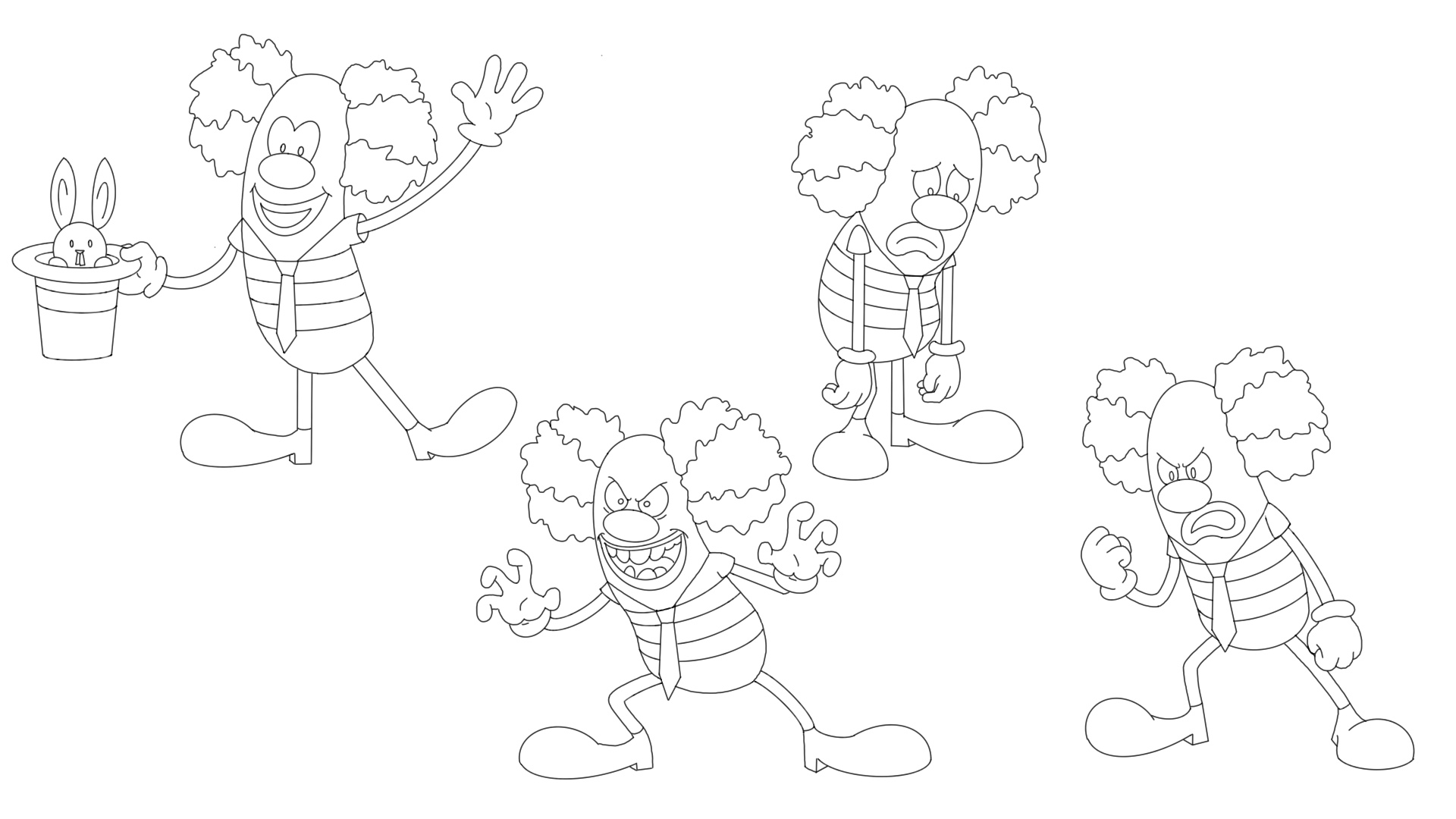 Fizzy action poses